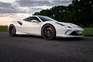 Ferrari F8 Tributo by Novitec Rosso on Vossen Wheels (NF9) 2020 года 